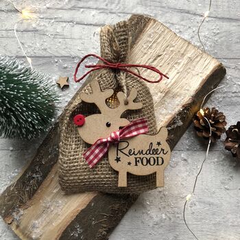 Personalised Magic Christmas Reindeer Food Pouch, 5 of 9