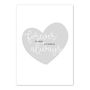 Personalised 'Forever And Always' Heart Print, thumbnail 2 of 8