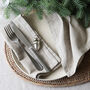 Four Stone Beige Cotton Napkins, thumbnail 1 of 2