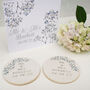 Mr And Mrs Set Of Two Wedding Coasters, thumbnail 4 of 6
