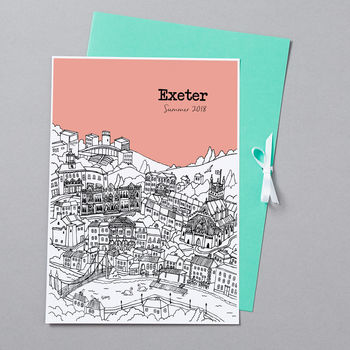 Personalised Exeter Print, 10 of 10