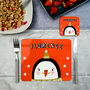 Christmas Enamel Mug With Penguin, thumbnail 3 of 4