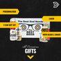 Premium Beer 'Best Dad' Gift Set With Glass And Snack Five Cans, thumbnail 2 of 4
