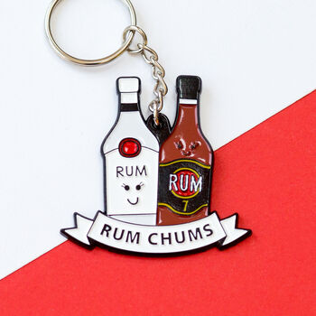 'Rum Chums' Rum Friendship Keyring, 2 of 5