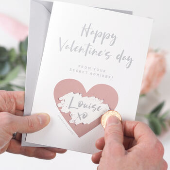 Scratch Off Secret Admirer Valentine's Card By Project ...