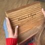 Personalised Oak Memory Box, thumbnail 5 of 12