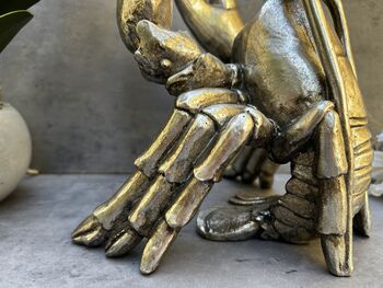 Drunken Silver Lobster Wine Bottle Holder Freestanding, 8 of 12