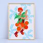 Tangerine Queen Art Print, thumbnail 1 of 2