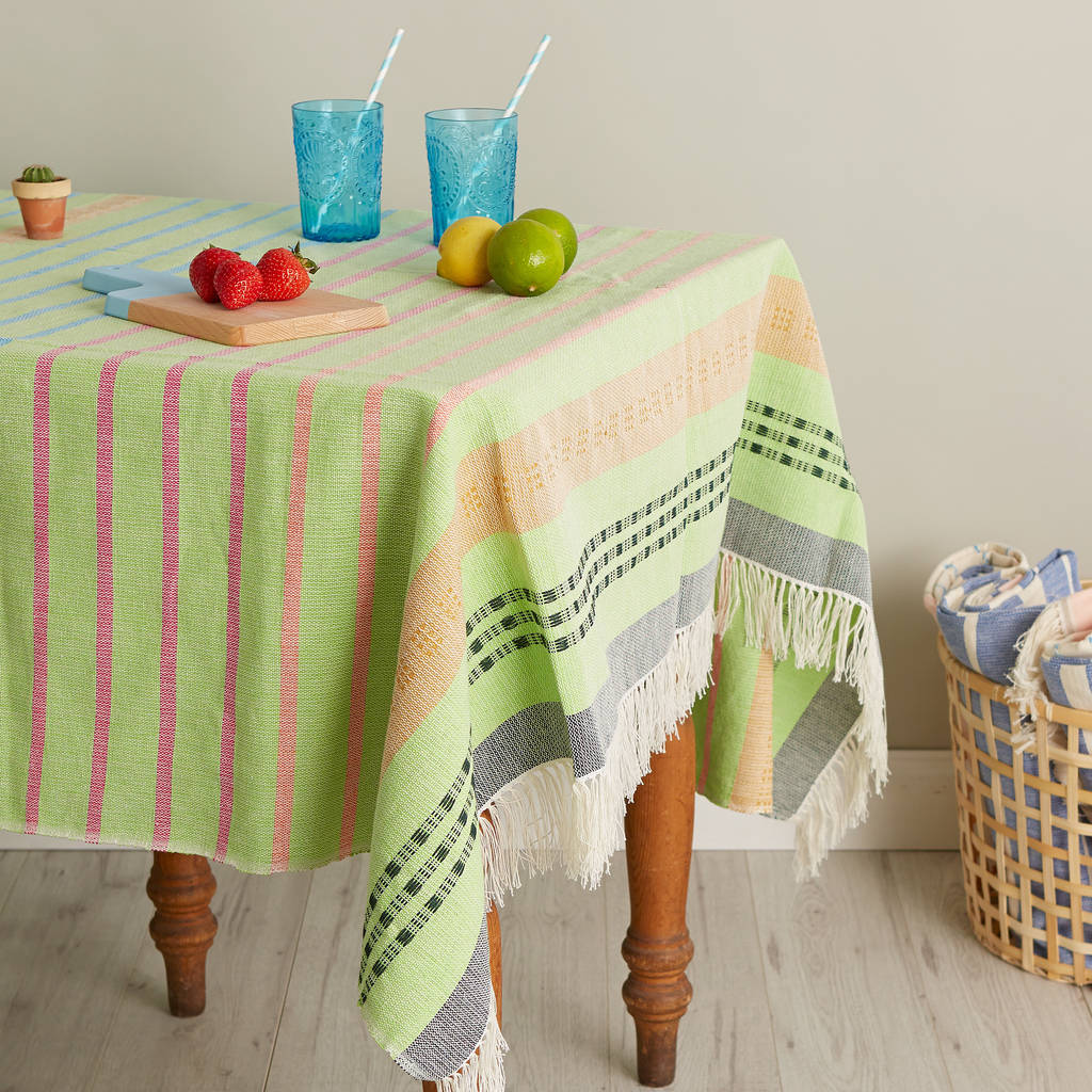 Tropical Mexican Tablecloth By Chilpa
