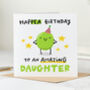 'Hap Pea Birthday Amazing Daughter' Card, thumbnail 1 of 2