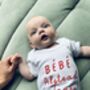 Bébé Announcement, Personalised Baby Grow, thumbnail 7 of 9