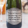 Personalised 30th Birthday Champagne With Pewter Label, thumbnail 3 of 8