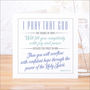 'Confident Hope' Contemporary Bible Verse Card, thumbnail 1 of 4