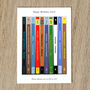 Personalised Birthday Card Year You Were Born CD Music, thumbnail 3 of 7
