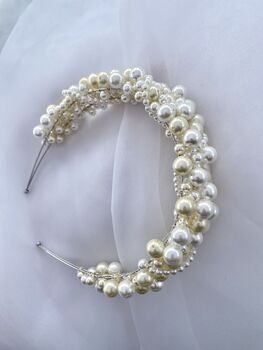 The Grace Bridal Hairband, 8 of 12