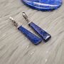 Lapis Lazuli 925 Silver Earrings, thumbnail 3 of 9