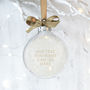 Personalised Christmas Bauble Any Text You Want, thumbnail 1 of 8