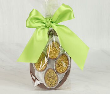 Dubai Easter Egg – Pistachio Cream Shell With Mini Pistachio Cream Eggs, 2 of 3