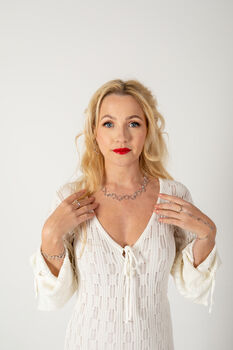 Sterling Silver Crescent Moon Necklace, 6 of 12