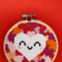 Happy Heart Cross Stitch Kit, thumbnail 3 of 7
