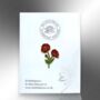 Small Red Poppy Flower Hard Enamel Pin, thumbnail 5 of 9