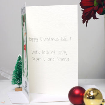 Personalised Grandchildren Christmas Card, 11 of 12