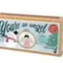 You're An Angel Christmas Mini Matchbox Cross Stitch Kit, thumbnail 2 of 5