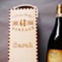 Vintage Year Personalised Wooden Wine Box, thumbnail 4 of 4