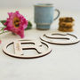Personalised Letter Coaster, thumbnail 3 of 3