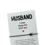 Husband Wish Bracelet, thumbnail 5 of 7