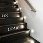 'Come On Up' Stair Stickers, thumbnail 1 of 3