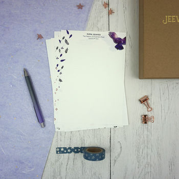Personalised Cosmic Forest Writing Paper, 4 of 11