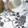 Luxury Linen Like Floral Table Runner Cecylia Natural, thumbnail 4 of 4