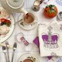 The Kings Coronation Linen Dinner Napkins, thumbnail 2 of 7