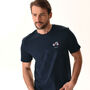 Touriste Navy Cyling T Shirt, thumbnail 2 of 6