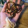 Tigers Eye Crystal Mala Bead Necklace With Tassel, thumbnail 8 of 11