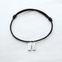 Men's Personalised Cord Pendant Bracelet, thumbnail 3 of 3