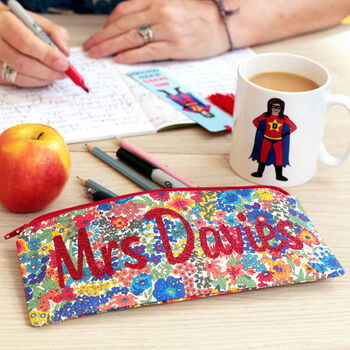 Personalised Liberty Pencil Case Mother's Day Gift, 3 of 4