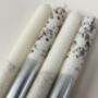 White And Silver Christmas Candles 'Ice Breaker', thumbnail 4 of 4