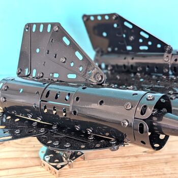 Make Your Own Blackbird Mach Three Spy Plane Metail Construction Set, 5 of 10