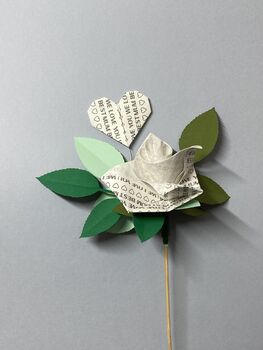 Fold Your Own Rose With A Personalised Message, 4 of 5