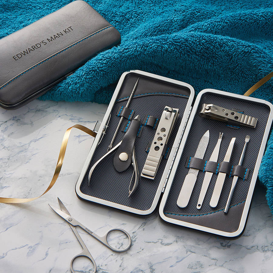 Personalised Mens Manicure Kit, 1 of 11