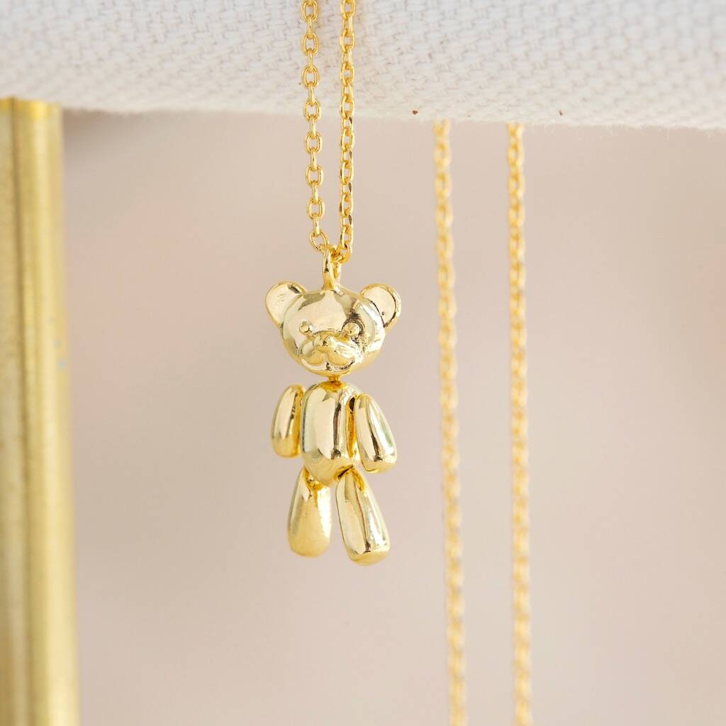 Ambush Inflated Teddy Bear Necklace - Gold – RvceShops