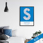 Sheffield City Map Wall Art Print, thumbnail 3 of 9