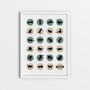 Retro Style Personalised Cat Print, thumbnail 3 of 8