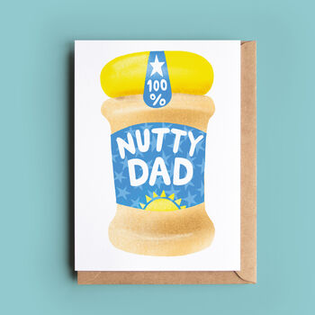 Peanut Butter Jar Card Dad, Daddy Or Grandad, 3 of 4