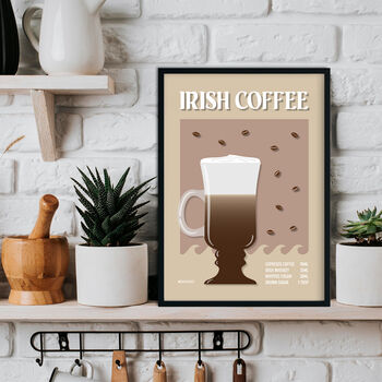 Irish Coffee Print Three Colour Options, 3 of 6