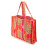 Serendipity Cotton Quilted Tote Bag Tibetan Tiger, thumbnail 2 of 4