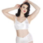 Retro Satin High Waisted Brief Knicker Bridal Gift, thumbnail 3 of 12