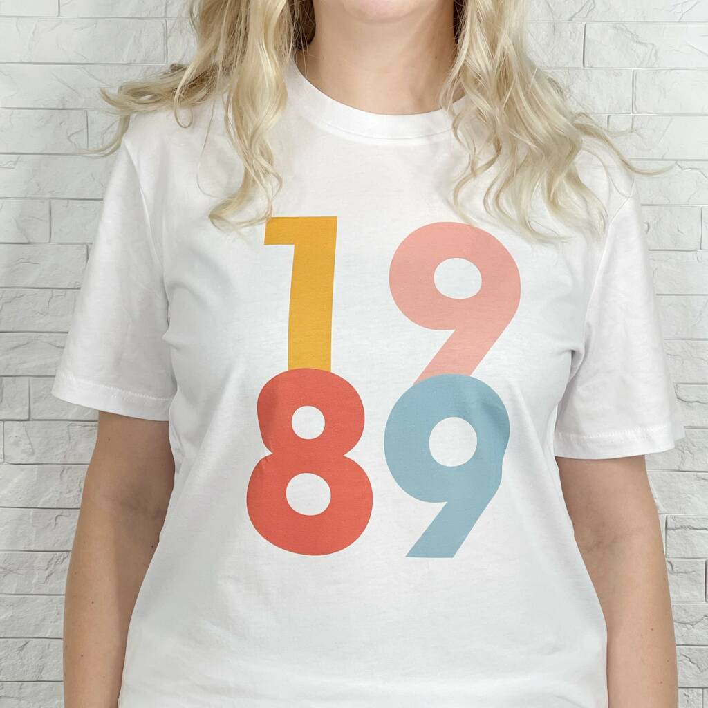 Personalised Birth Year T Shirt, 1 of 2
